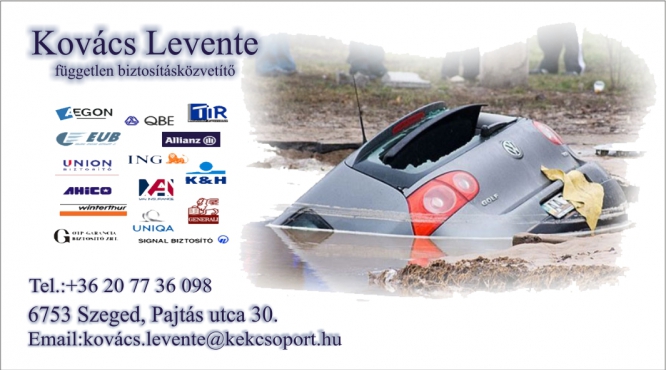 Független biztosításközvetítő kék csoport Kovács Levente