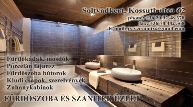 Fürdőszoba Szalon Szaniter Üzlet Soltvadkert
