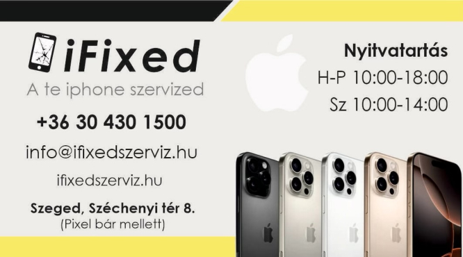 iFIXED APPLE MOBILTELEFON SZERVIZ SZEGED