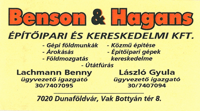 Benson & Hagans