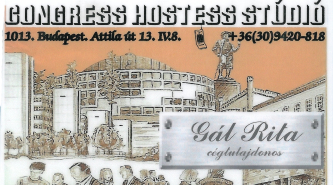 Gál Rita Congress Hostess Stúdió