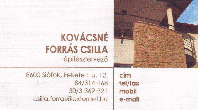 Csilla Forras Kovácsné architect