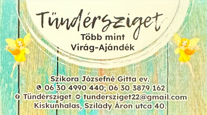 Tündérsziget Virágbolt és Ajándékbolt Kiskunhalas